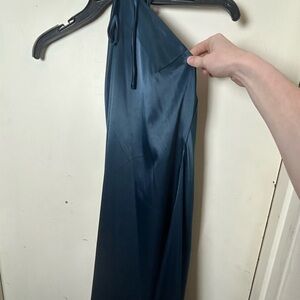 Altar'd State Blue Backless Dress